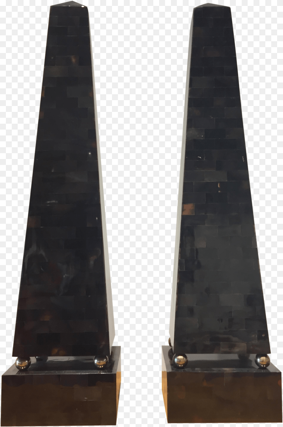 Maitland Smith Tessellated Horn Obelisks Obelisk, Architecture, Building, Monument, Pillar Free Png Download