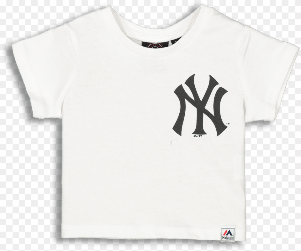 Majestic Athletic Infant New York Yankees Remic Tee White New York Yankees, Clothing, T-shirt, Shirt Free Png Download