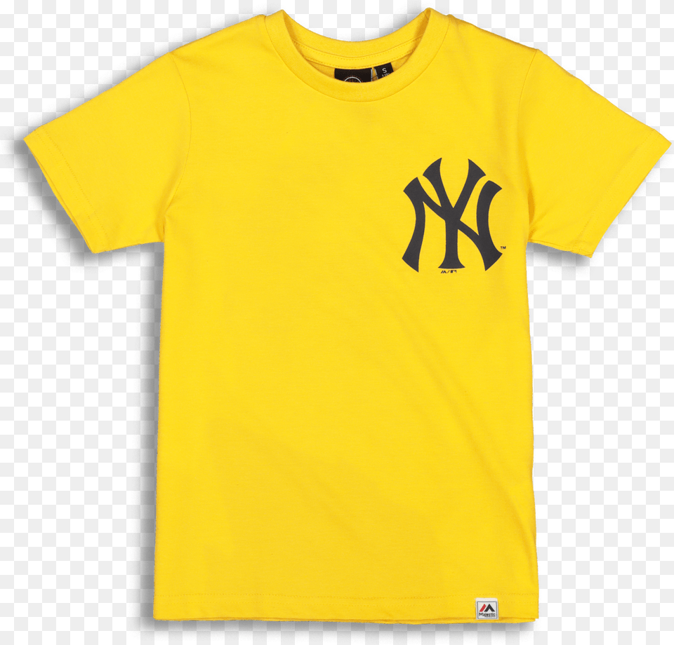 Majestic Athletic Youth New York Yankees Team Logo Tee Gold Snoopy Pocket Shirt, Clothing, T-shirt Free Transparent Png