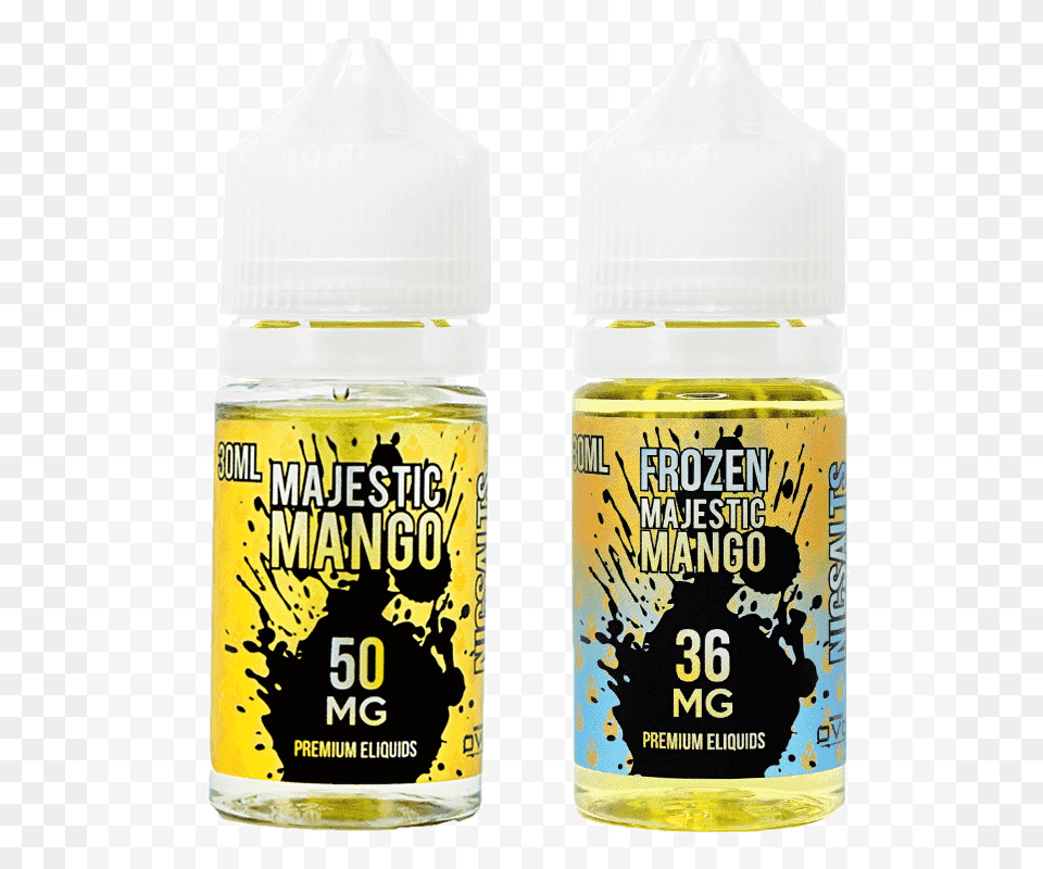Majestic Mango Salt Nic Combo Pack By Mighty Vapors Majestic Mango Mighty Vapors Nic Salt, Bottle, Cosmetics, Perfume, Can Png Image