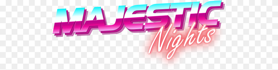 Majestic Nights Review A Disappointing Miami Vice Meets X Files Logo, Light, Dynamite, Weapon, Neon Free Transparent Png