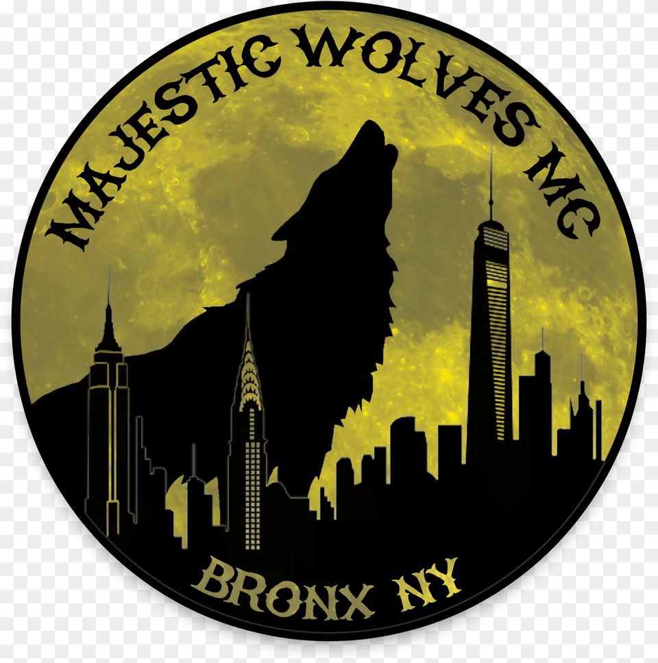 Majestic Wolves Mc Label, Logo, Adult, Female, Person Free Png