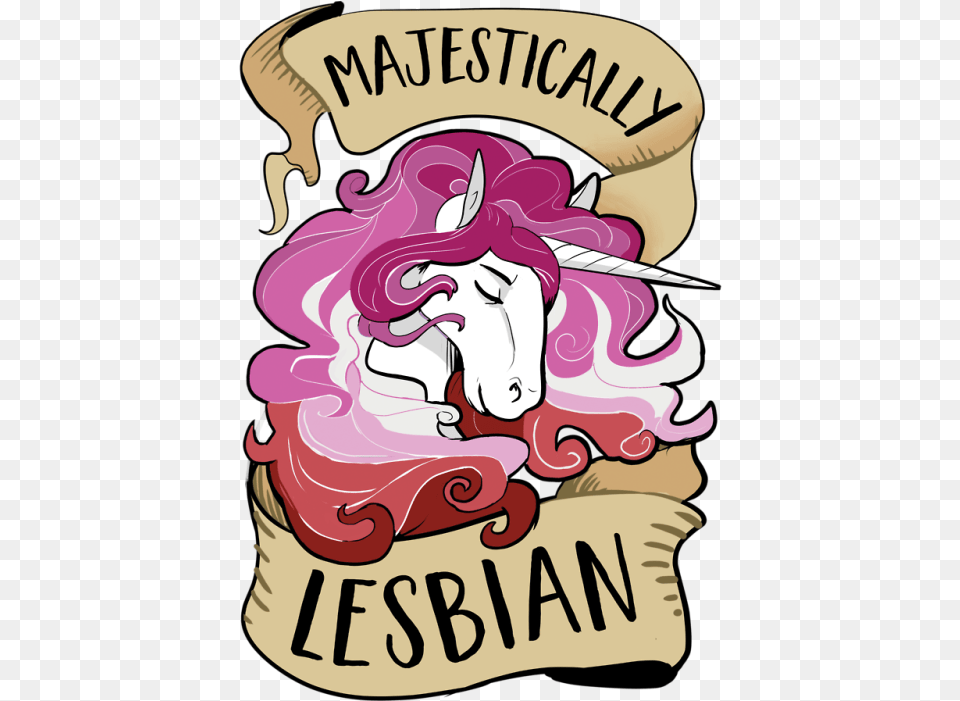 Majestically Lesbian Has Been Added To The Roster Of Bisexual T Shirt, Publication, Book, Advertisement, Poster Free Transparent Png