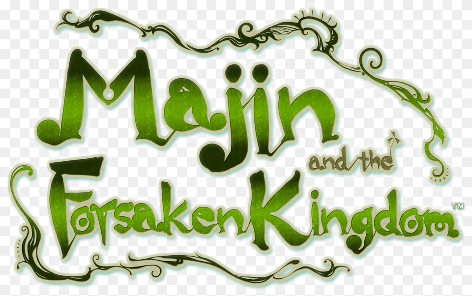 Majin And The Forsaken Kingdom Majin And The Forsaken Kingdom Logo, Text, Green, Art Png