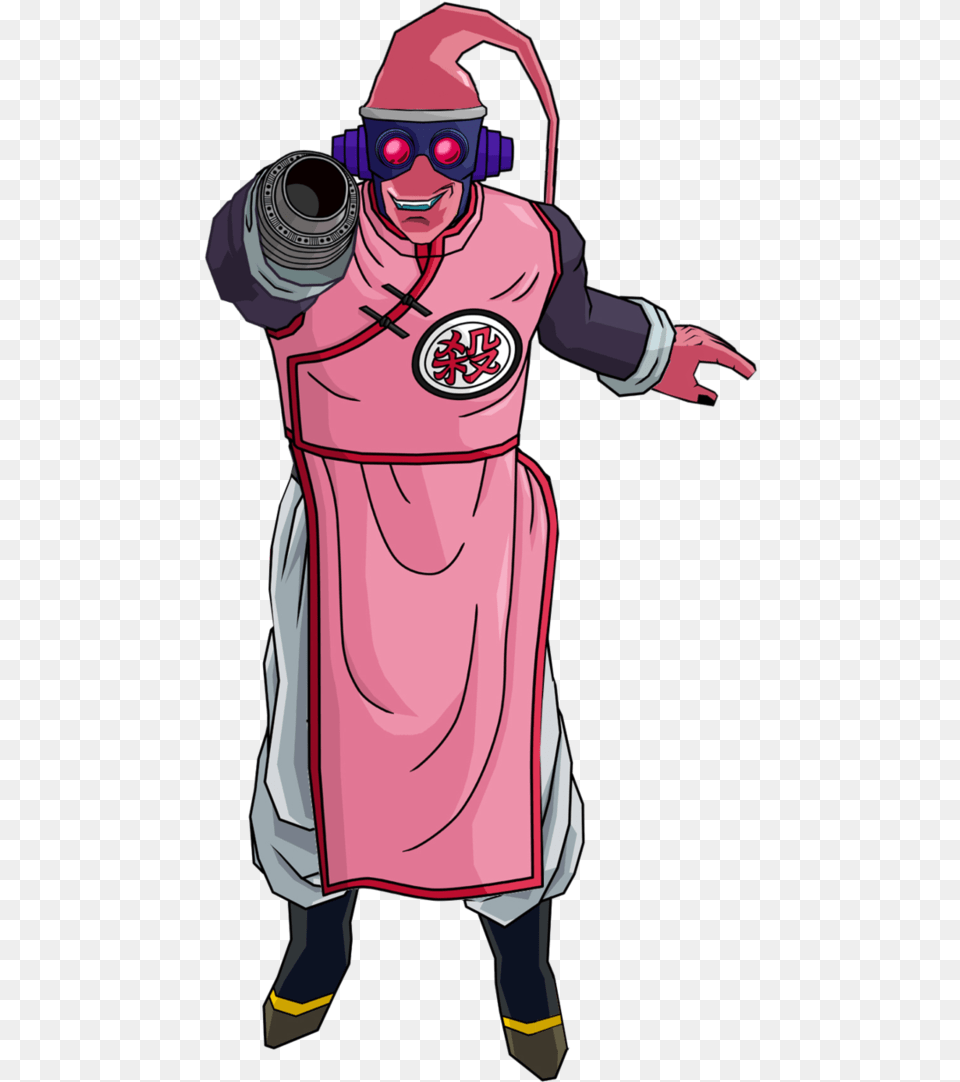 Majin Buu Cyborg Tao Absorbed By Robertovile D4h57zi Super Buu Yamcha Absorbed, Photography, Clothing, Coat, Adult Free Transparent Png
