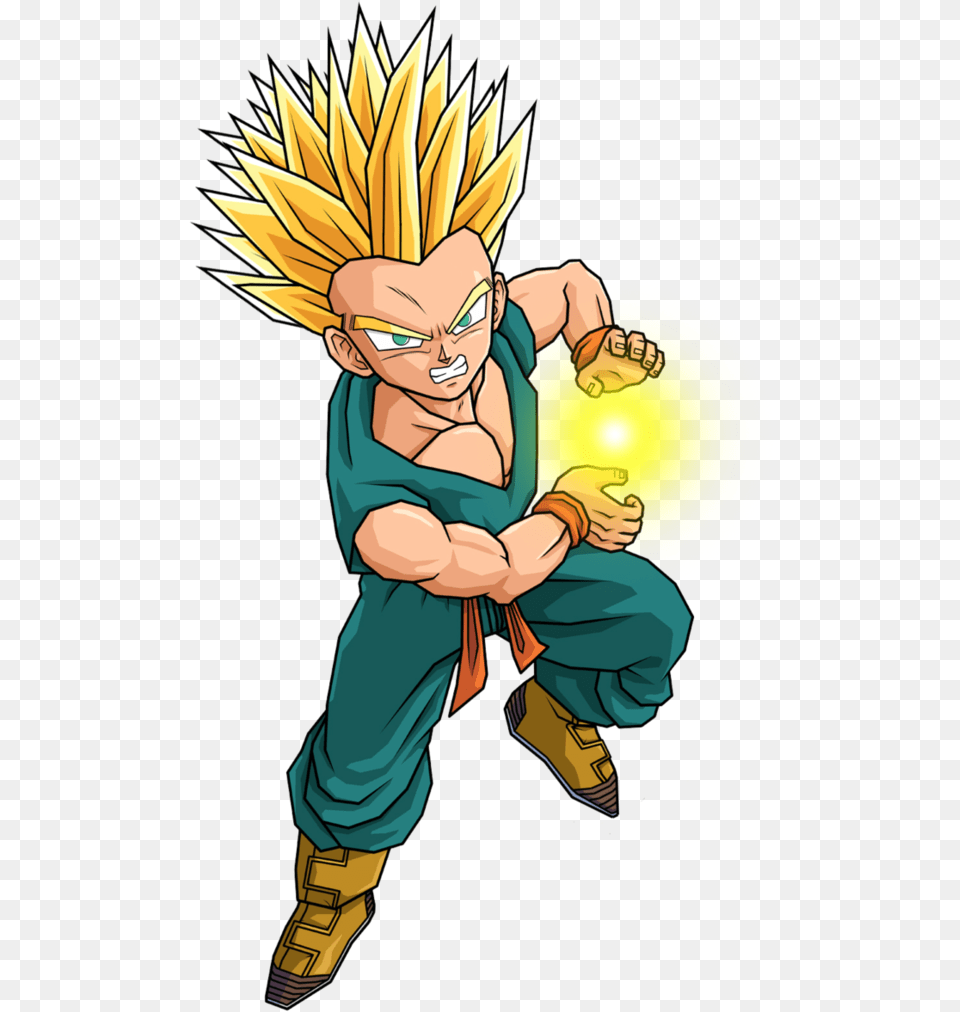 Majin Trunks, Book, Comics, Publication, Baby Png Image