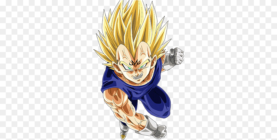 Majin Vegeta A Warrior Obsessed Vegeta Majin Dragon Ball, Book, Comics, Manga, Publication Free Transparent Png