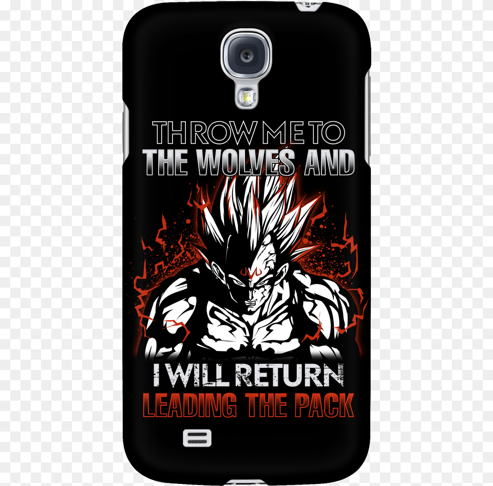 Majin Vegeta I Will Return Android Phone Case Android Phone Cases For Girls, Electronics, Mobile Phone, Adult, Person Free Png