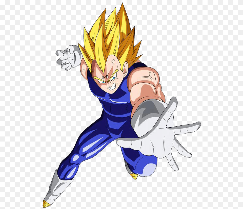 Majin Vegeta Ssj, Book, Comics, Publication, Baby Png Image