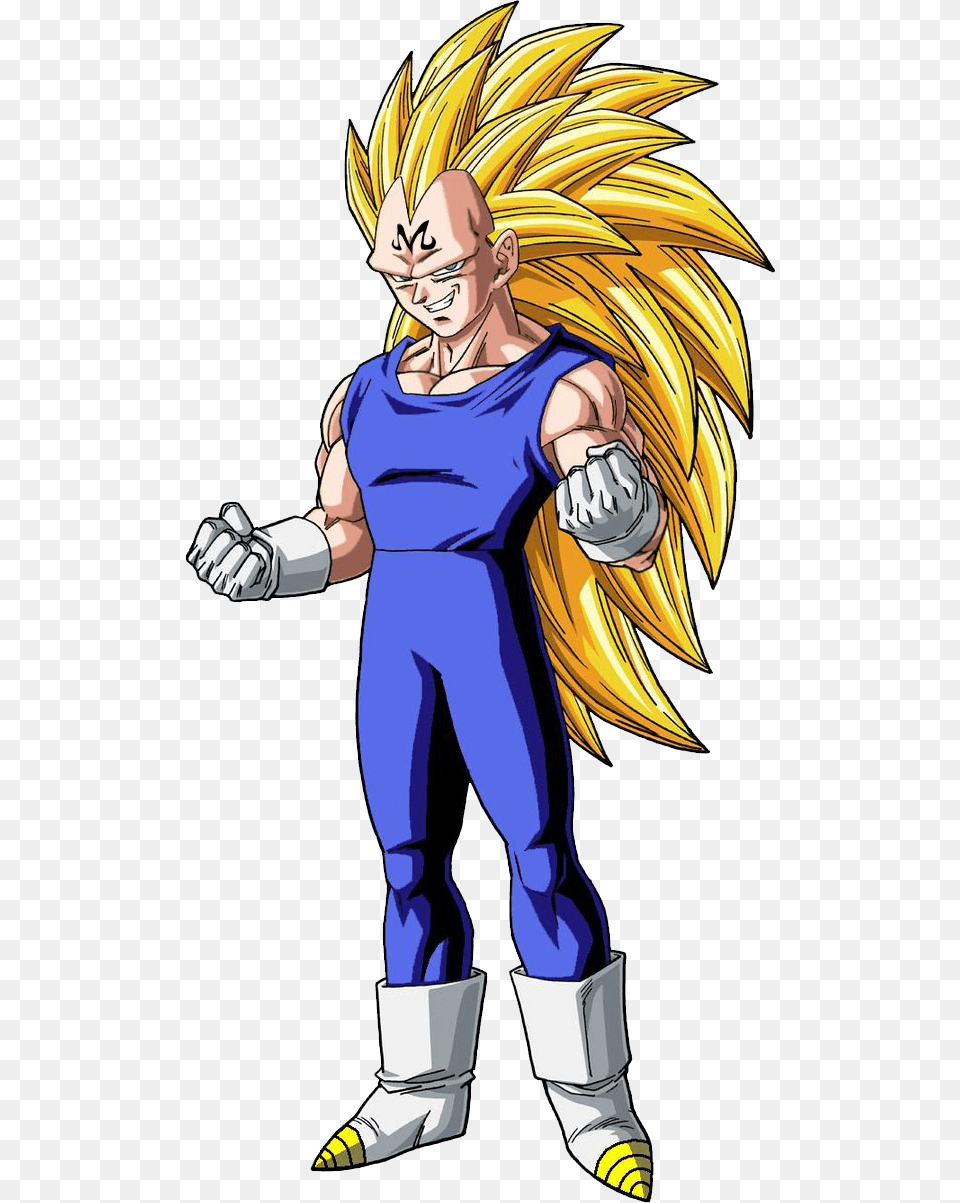 Majin Vegeta Ssj3, Book, Publication, Comics, Adult Free Png