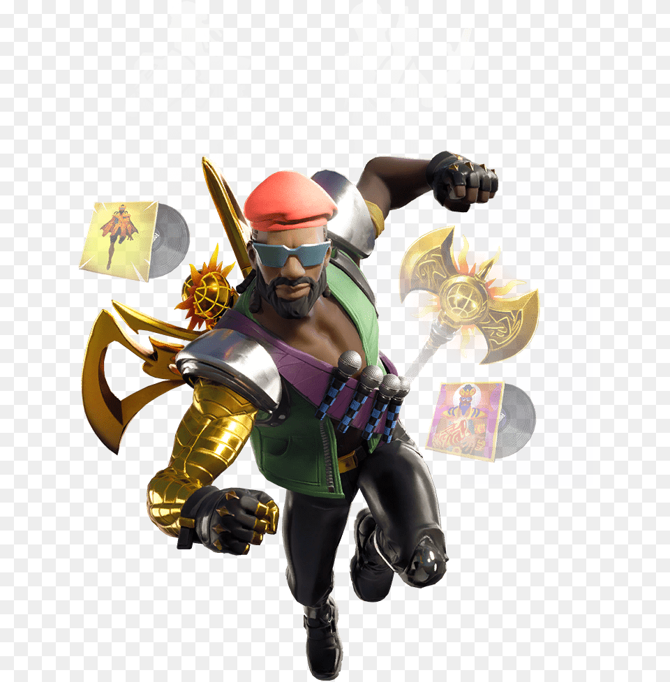 Major Lazer In Fortnite, Adult, Person, Man, Male Png