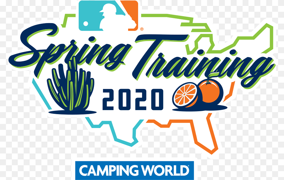 Major League Baseball Event Logo Logo Spring Training Mlb, Text, Dynamite, Weapon Png