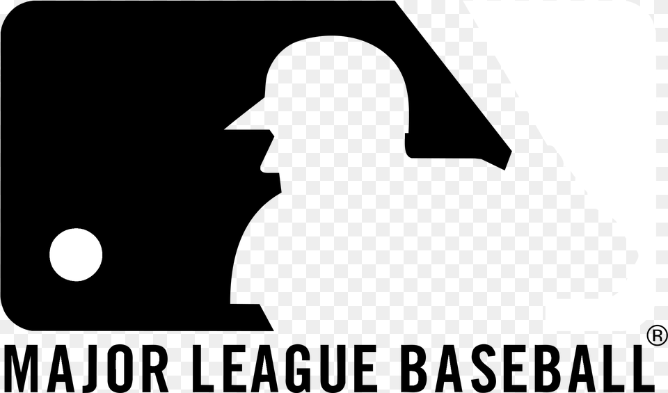 Major League Baseball Logo Mlb Brand Major League Baseball, Silhouette, Lighting, Nature, Astronomy Free Png Download