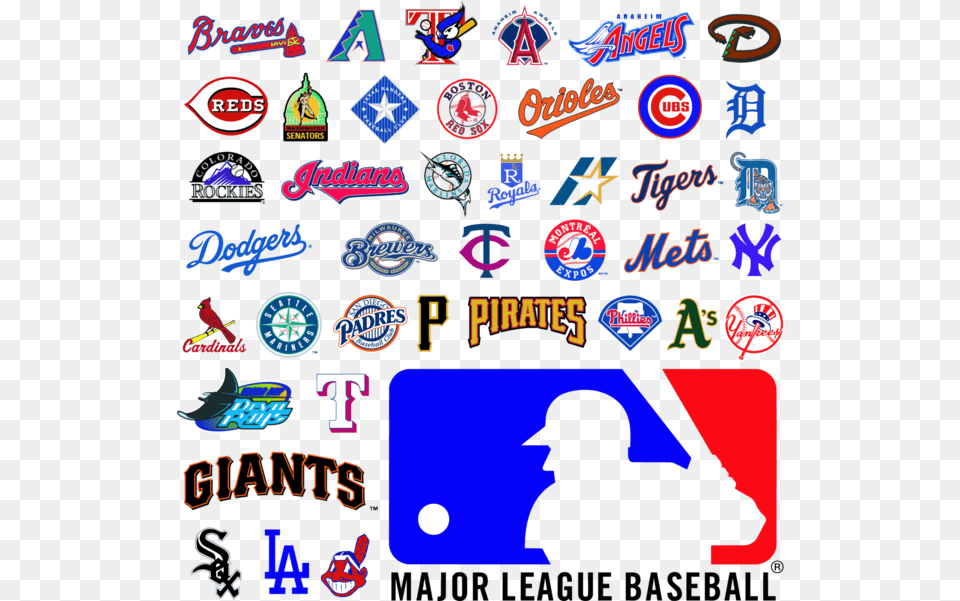 Major League Baseball Logos Major League Baseball Logos, Adult, Logo, Male, Man Png Image