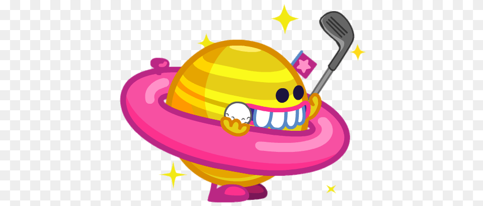 Major Moony The Cosmic Loony Holding A Golf Ball, Clothing, Hat, Dynamite, Weapon Png Image