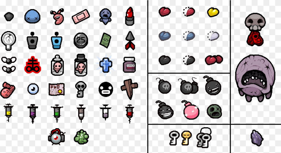 Major Progress Update Unused Binding Of Isaac Sprites, Face, Head, Person, Text Png Image