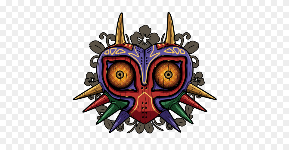 Majoras Mask En Bois, Art, Pattern, Emblem, Symbol Png Image