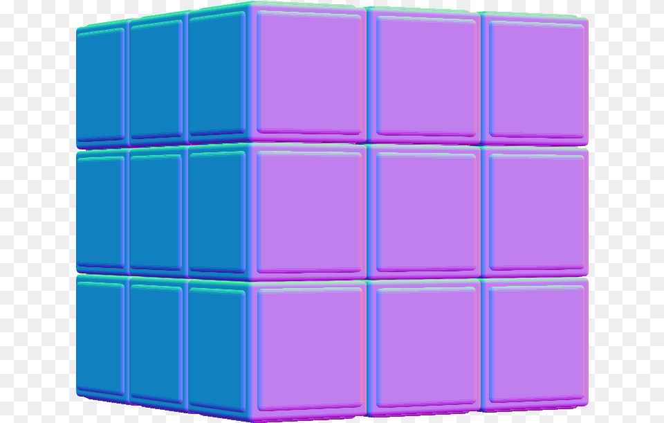 Majorelle Blue, Toy, Rubix Cube, Purple Free Png Download