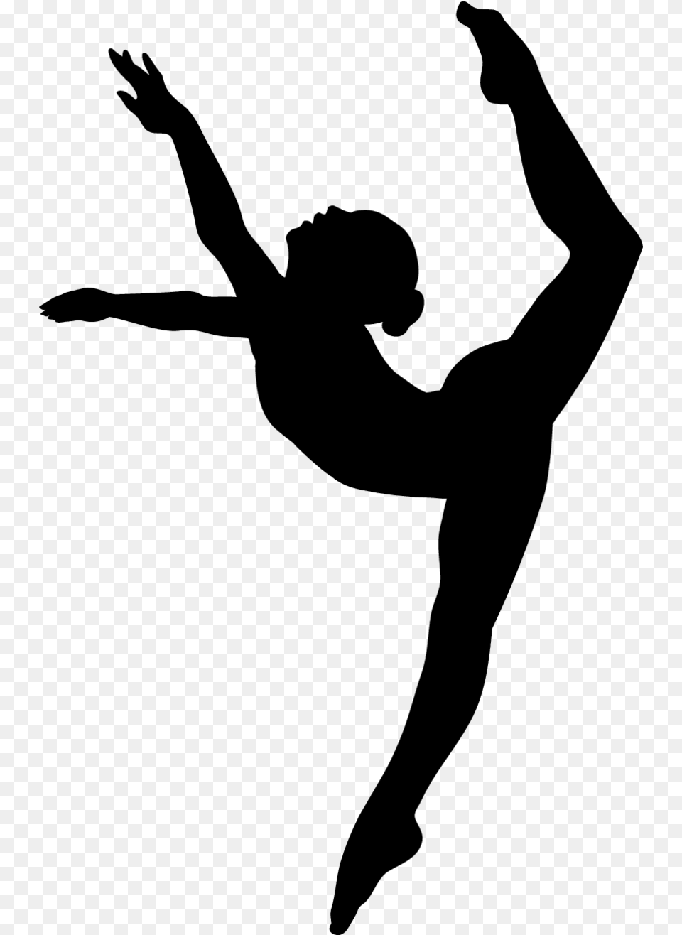 Majorette Silhouette Clipart Transparent Stock Majorette Dance Clipart, Gray Free Png Download