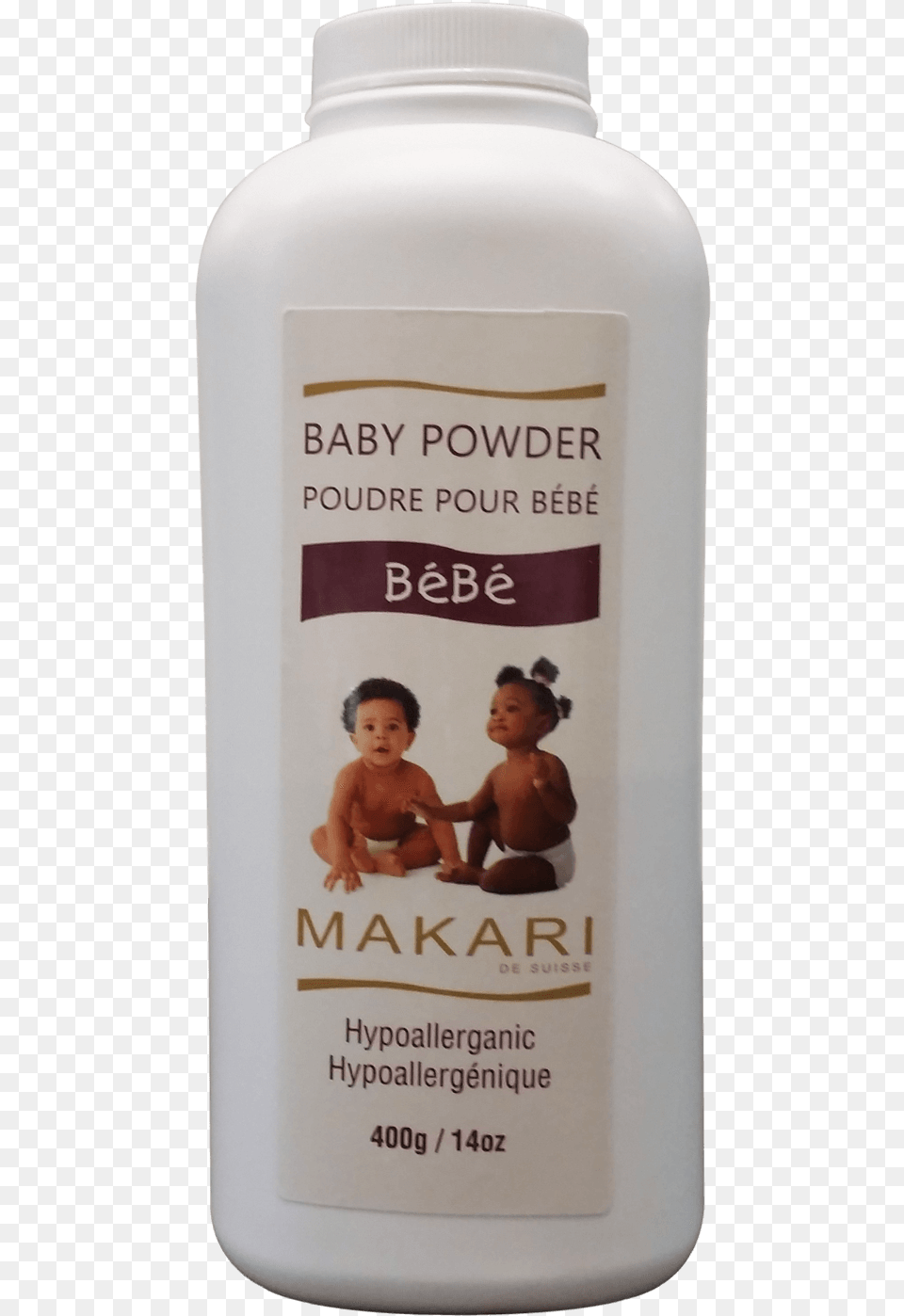 Makari Baby Powder, Bottle, Lotion, Person, Face Free Png