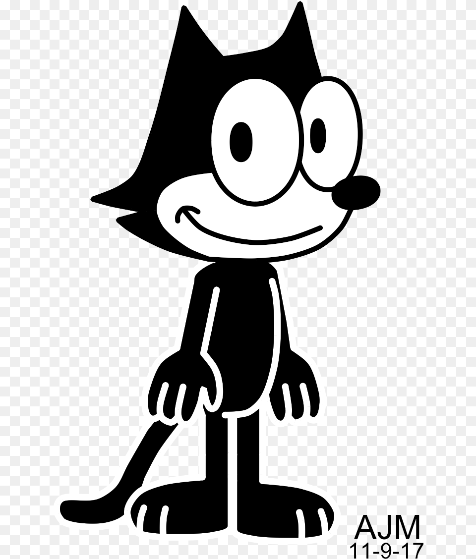 Makatoons Felix The Cat, Stencil, Baby, Person Free Png Download