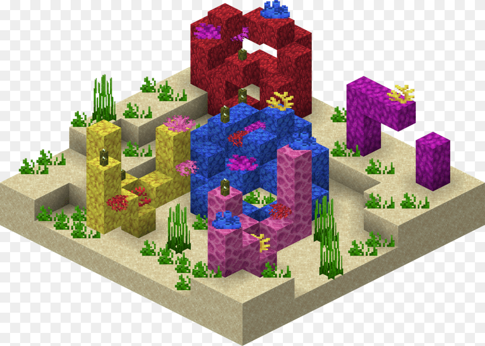 Make A Coral Reef Minecraft Png