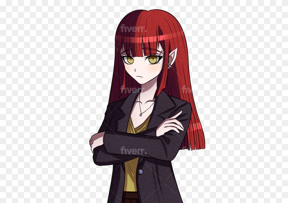 Make A Danganronpa Sprite Of You Or Your Characters By Tokkieidk For Women, Book, Comics, Publication, Adult Free Png Download
