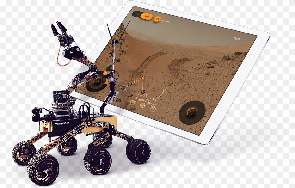 Make A Mars Rover Shake Hands, Machine, Wheel, Robot, Car Free Png
