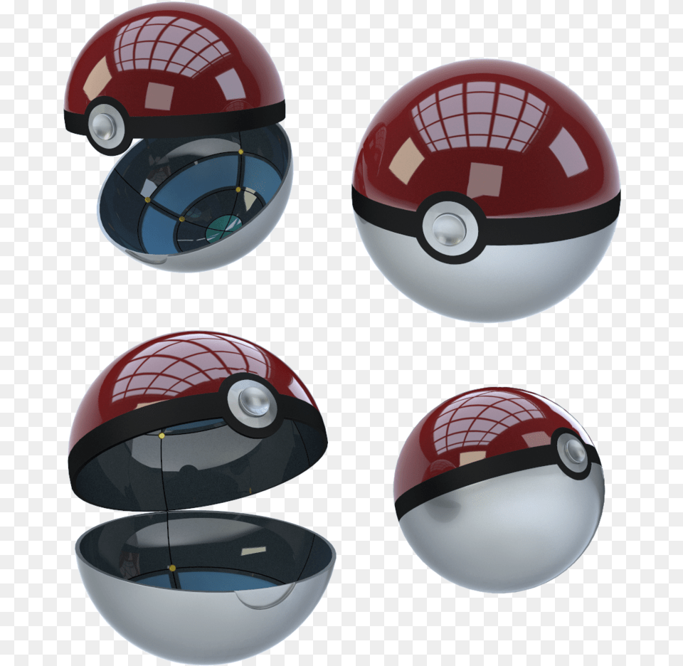 Make A Pokeball Open, Crash Helmet, Helmet, Sphere, Machine Free Png