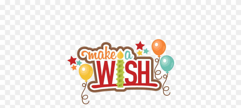 Make A Wish Title Clip Art Scrapbook Cute Clipart, Balloon, Logo, People, Person Free Transparent Png
