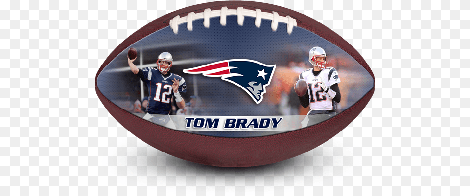 Make Aball Nfl Tom Brady Patriots New England Patriots, Helmet, Person, People, Adult Free Transparent Png