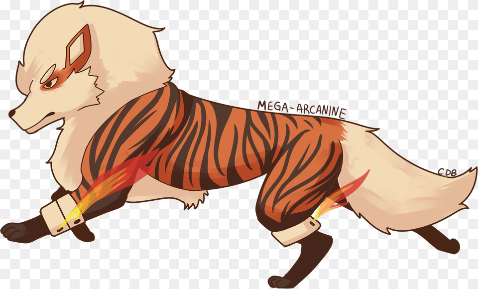 Make Amega Arcanine Pokcommunity Daily Tiger Pokemon, Adult, Female, Person, Woman Free Png