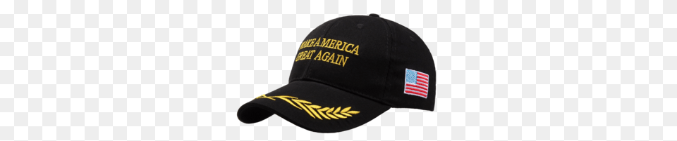 Make America Great Again Hat With Gold Branch The Proud Republicans, Baseball Cap, Cap, Clothing, Hardhat Free Png