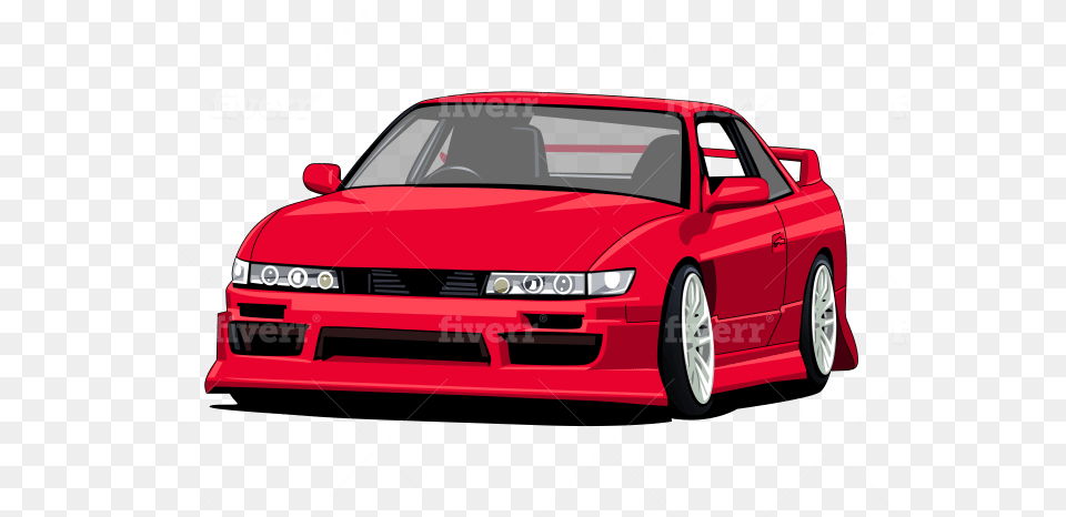 Make An Awesome Cartoon Style For Your Car In 24 Hours Group A, Vehicle, Transportation, Sports Car, Coupe Png Image