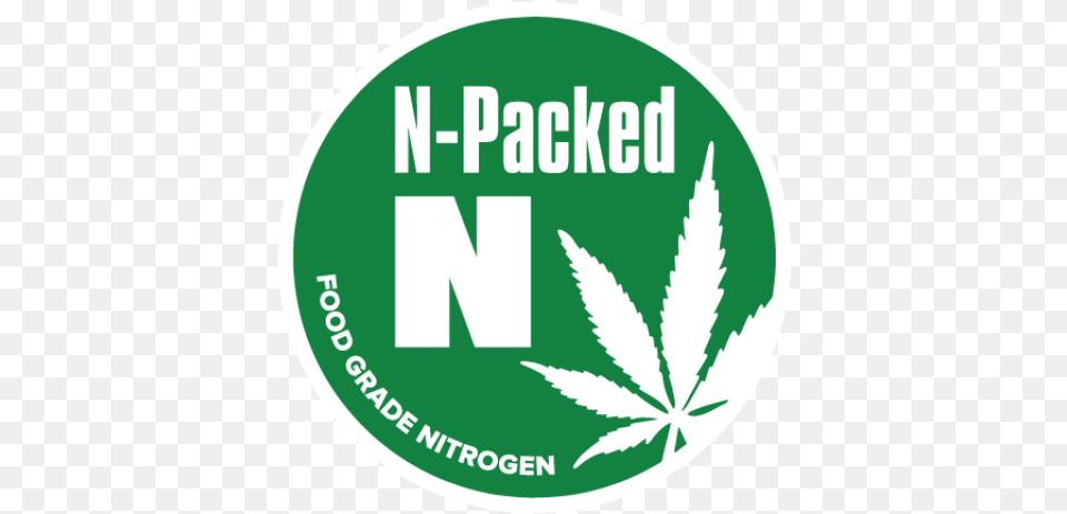 Make An Impact With N Packed Nitrogen Packed Logo, Herbal, Herbs, Plant, Weed Free Transparent Png