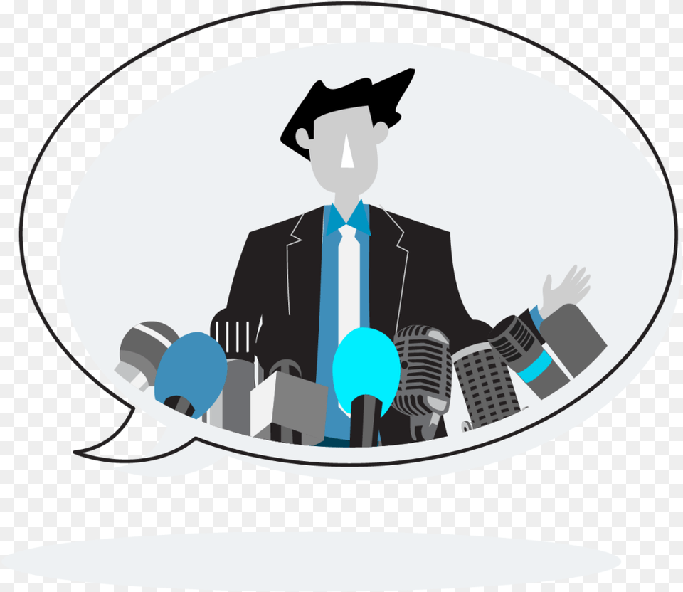 Make An Industry Announcement At Hlth Illustration, People, Person, Crowd, Adult Free Transparent Png