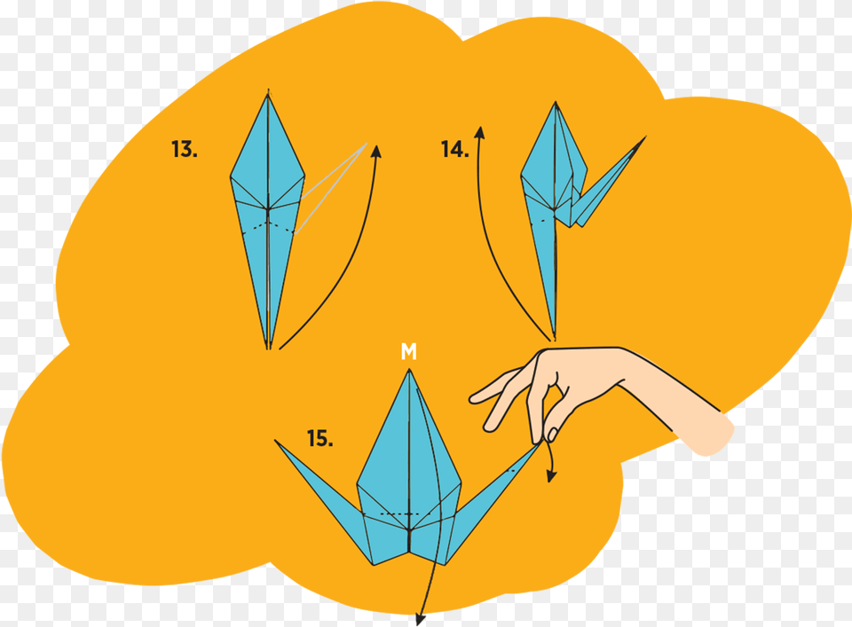 Make An Origami Paper Stork Language, Toy, Art, Animal, Fish Free Png