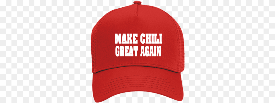 Make Chili Great Again Cotton Front Trucker Hat Baseball Cap, Baseball Cap, Clothing Png