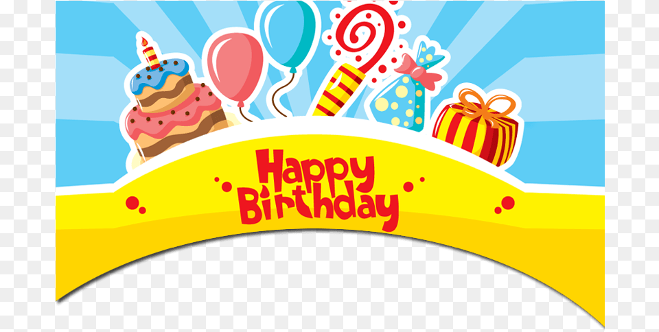 Make Designer Birthday Wishes Frame With Your Photo Happ Birthday Frame, Cream, Dessert, Food, Ice Cream Free Transparent Png