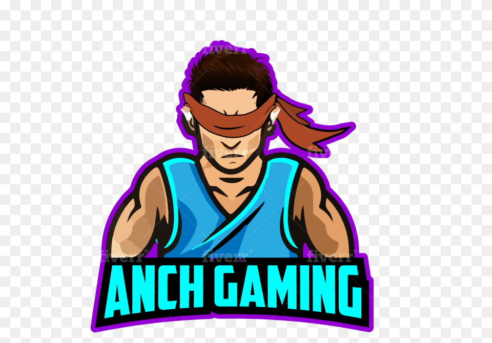 Make Gaming Avatar Mascot Esports Twitch Portrait Logo Cartoon, Person, Book, Publication, Face Png Image