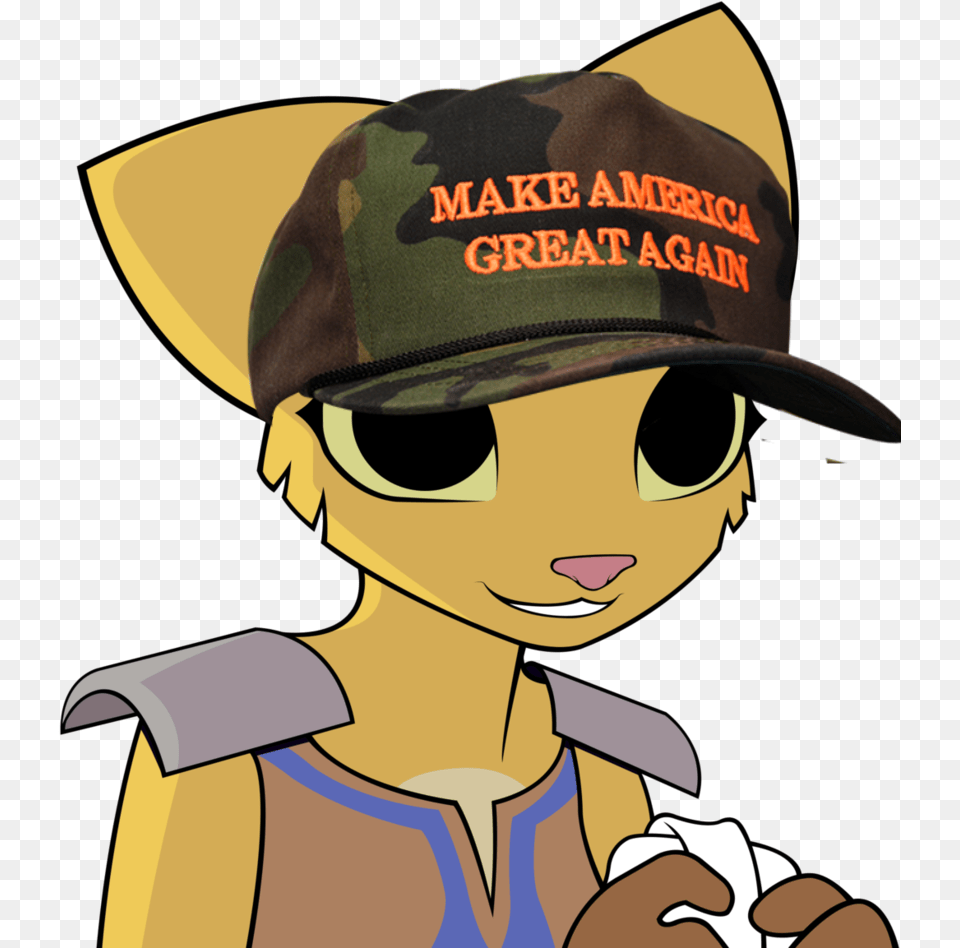 Make Great Ag An United States Of America Cartoon Nose Katia Managan Hat, Baseball Cap, Cap, Clothing, Baby Free Png Download