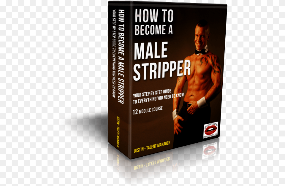 Make Great Money While Only Working Part Time Hours Part Time Male Stripper, Book, Advertisement, Back, Body Part Free Transparent Png