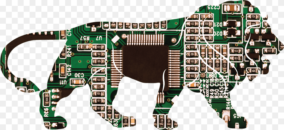 Make In India Electronics, Hardware, Printed Circuit Board, Computer Hardware, Scoreboard Png
