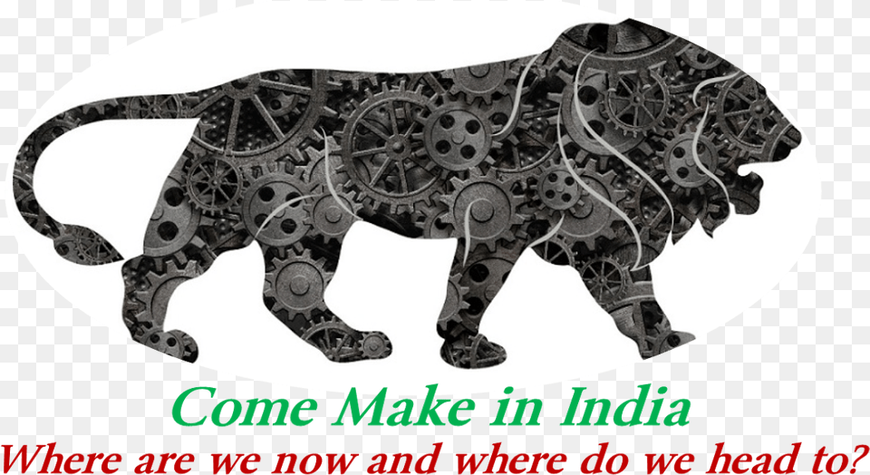 Make In India Symbol, Machine, Pattern, Wheel, Art Png Image