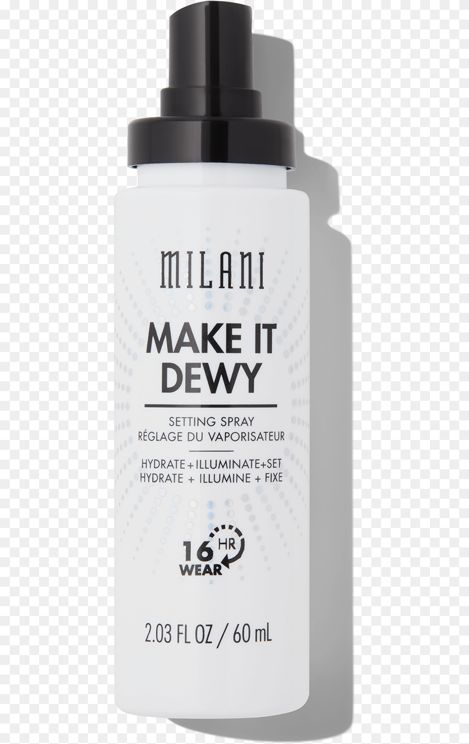 Make It Dewy 3 In 1 Setting Hydrate Spray Illuminate Milani Make It Last Setting Spray, Bottle, Shaker, Aftershave, Cosmetics Free Png