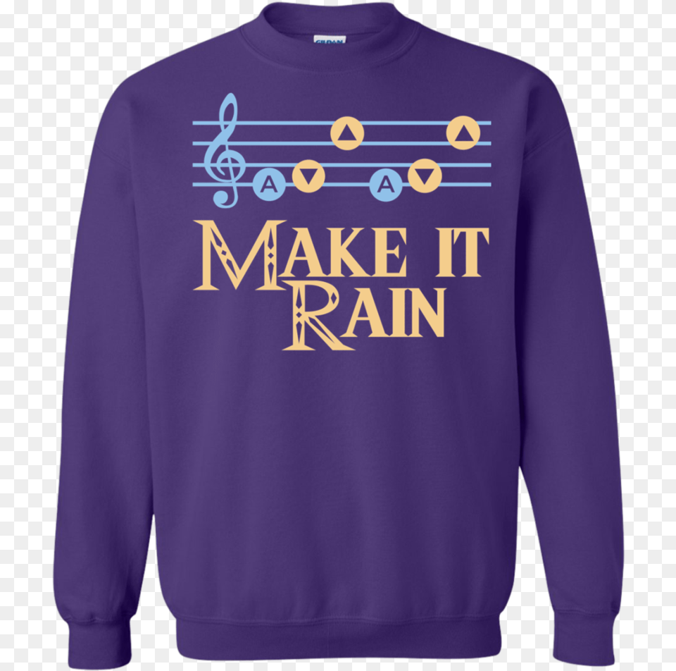 Make It Rain Song Of Stroms No Sword Sweatshirt Tinkerbell Ugly Christmas Sweater, Clothing, Knitwear, Long Sleeve, Sleeve Free Png