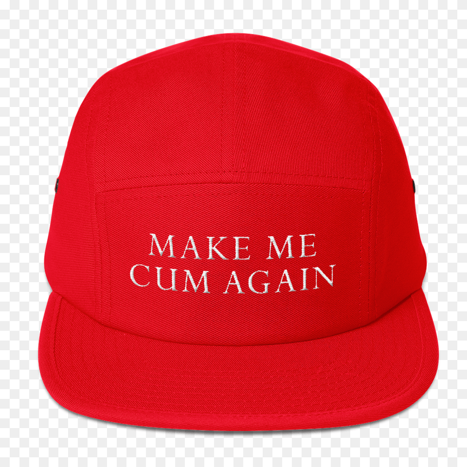 Make Me Cum Again Maga Style Five Panel Hat Unseencove, Baseball Cap, Cap, Clothing, Helmet Free Png Download