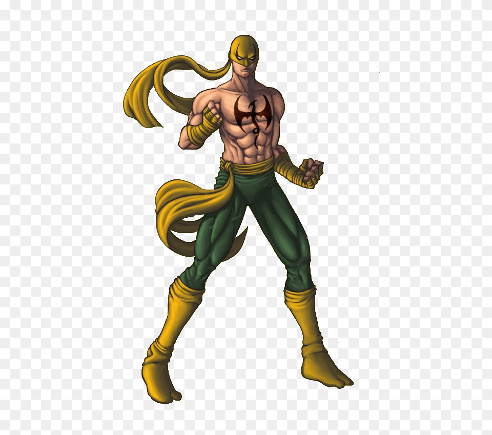 Make Mine Marvel Iron Fist, Adult, Person, Man, Male Png