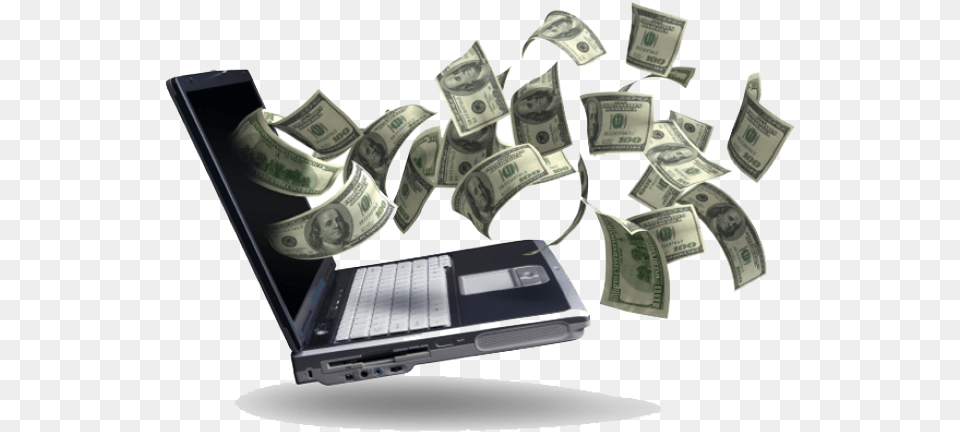 Make Money Clipart Transparent Background Making Money, Computer, Electronics, Laptop, Pc Png Image