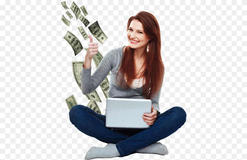 Make Money Online, Adult, Person, Woman, Female Png Image